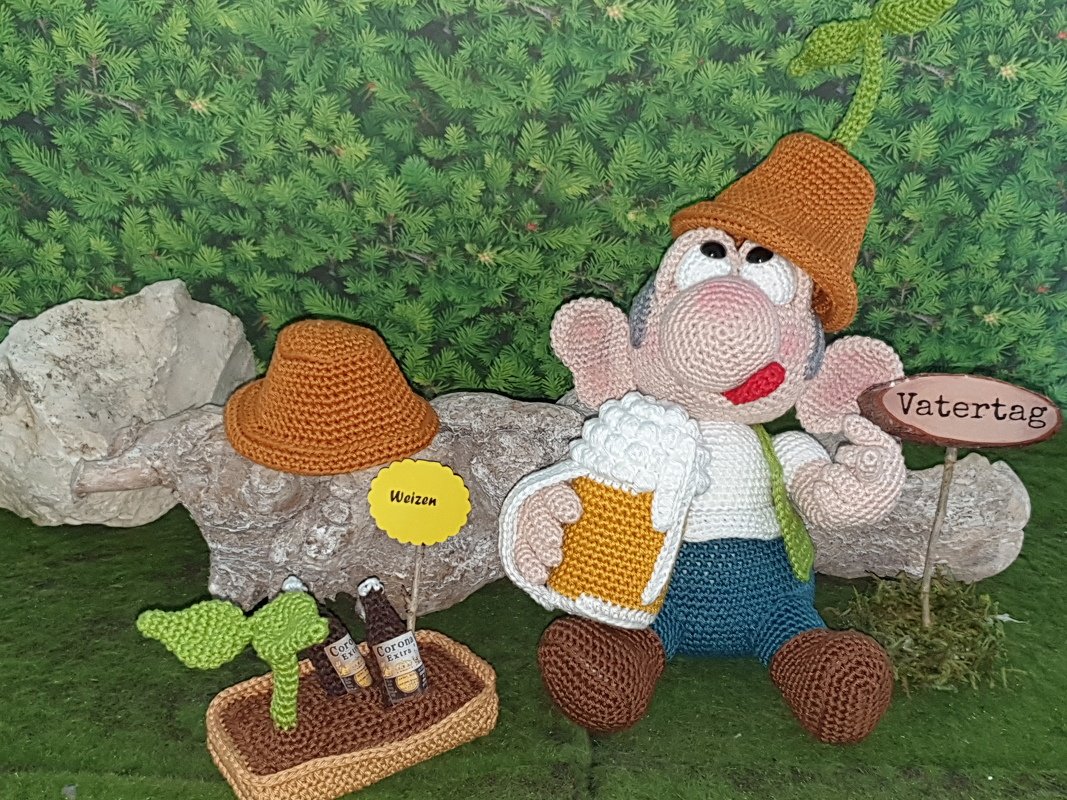 Häkelanleitung "Der (Bier)Gärtner