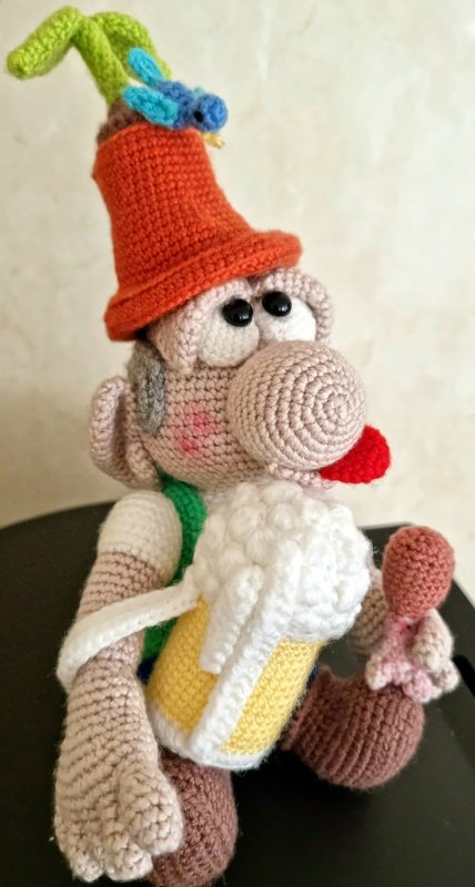 Häkelanleitung "Der (Bier)Gärtner