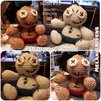 Super schöne Anleitung. Hat Spass gemacht damit zu arbeiten. Fand es sehr gut das der Körper angehäkelt und nicht angenäht wird.