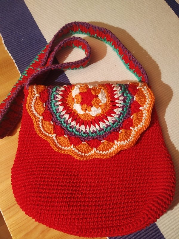 - MARIZZA - gehäkelt, Mandalatasche für Mädchen, Kindertasche, Geschenk