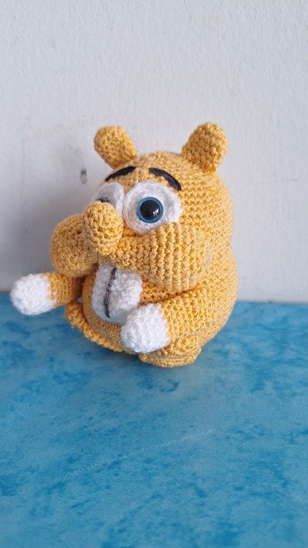 Hamster Goldi, Amigurumi, Häkelanleitung