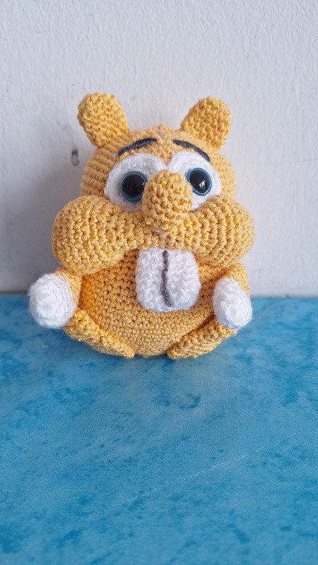 Hamster Goldi, Amigurumi, Häkelanleitung