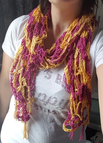 Vielleicht eine etwas gewagte Farbkombi, aber ich mag sie.