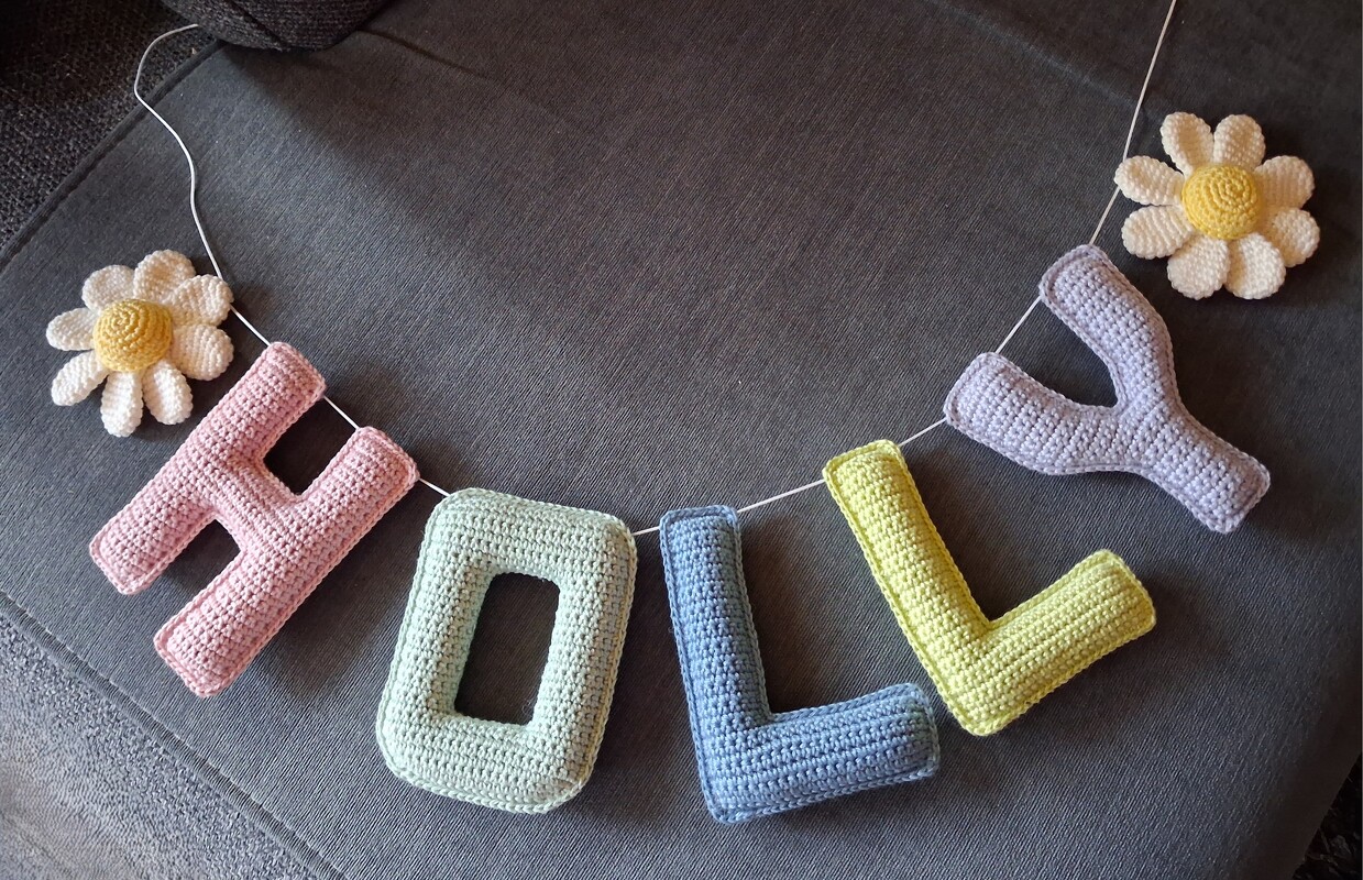 komplettes Alphabet als Häkelanleitung