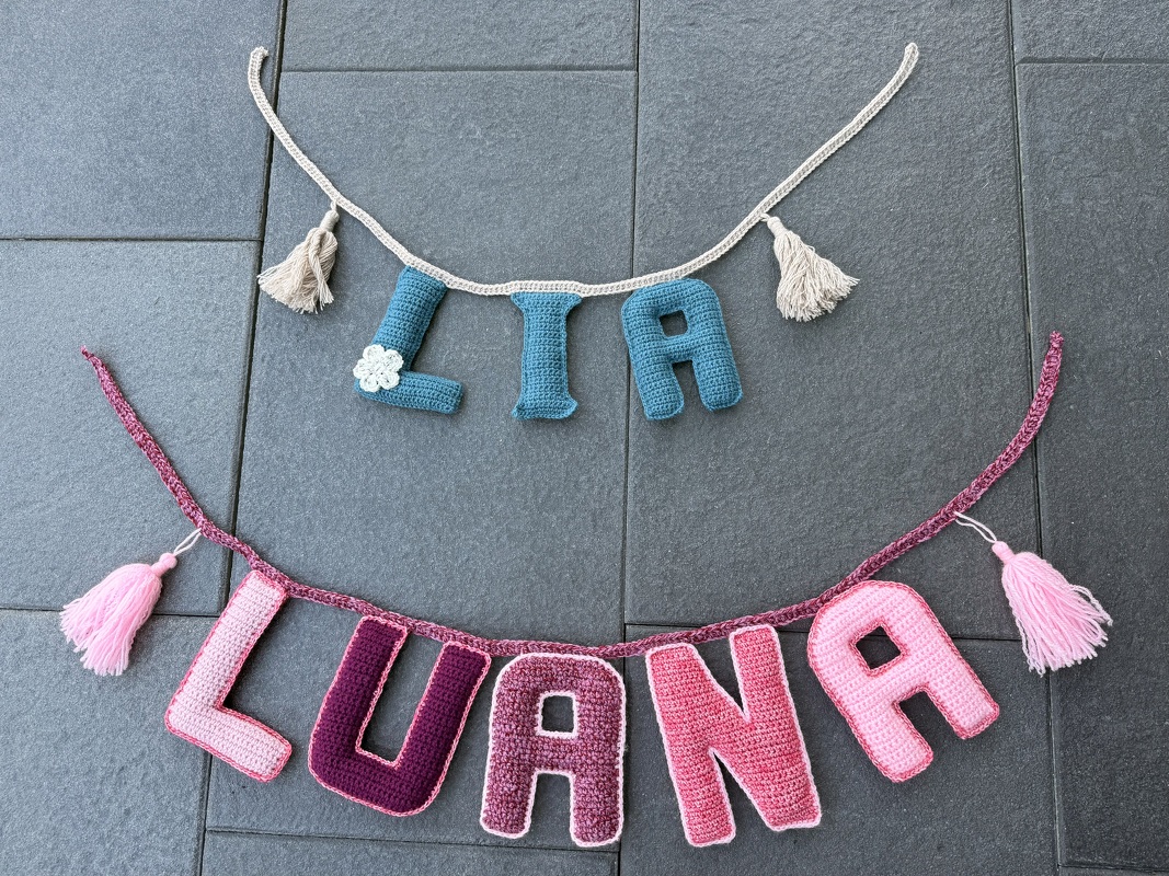 komplettes Alphabet als Häkelanleitung