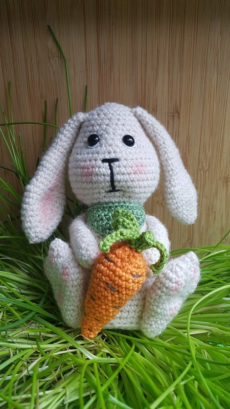 Hase Häkelanleitung, häkeln, Hoppel, Osterhase