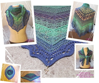 Die Anleitung ist sehr gut geschrieben und es hat viel Spaß gemacht, diese ausgefallenen Muster zu häkeln.