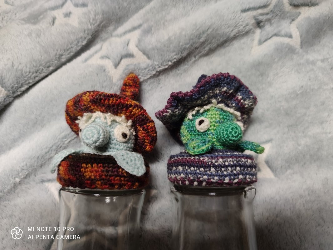 Häkelanleitung Deckelbezug Deko kostenlos "Wilhelmine Wichtel"