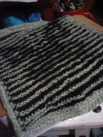 Es hat gut geklappt. Ich habe jedoch eine dicke Wolle mit ns 6 genommen. Das nächste werde ich mit dünnerer probieren.