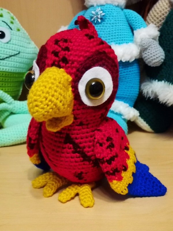 Papagei - Kollektion Amazonas Häkelanleitung Amigurumi