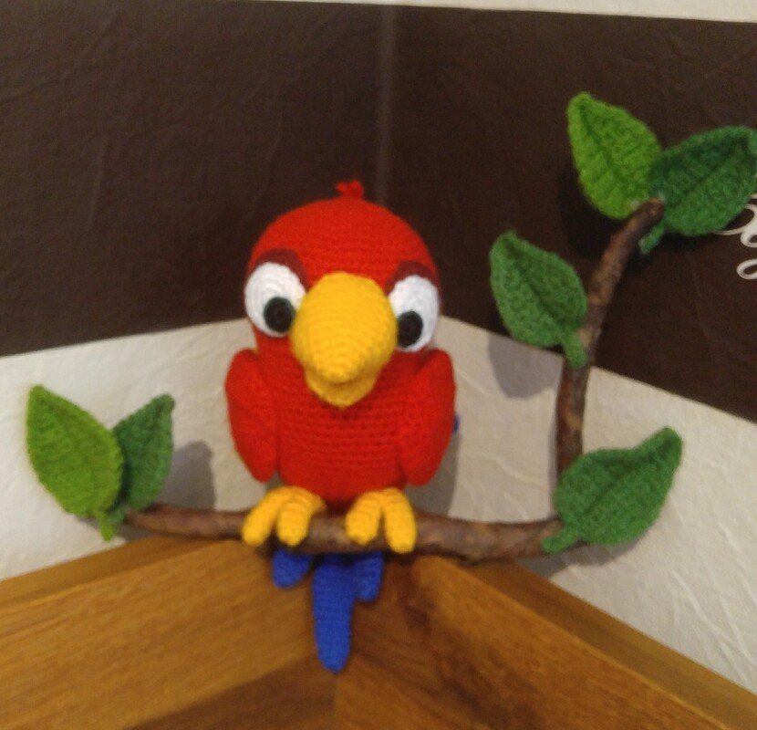 Papagei - Kollektion Amazonas Häkelanleitung Amigurumi