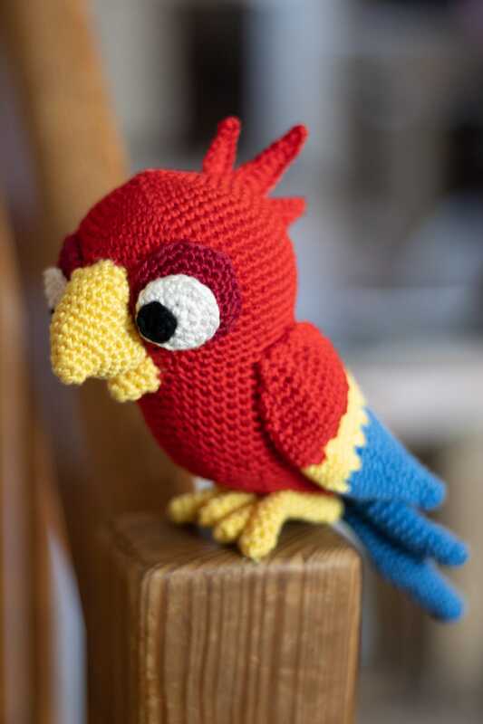 Papagei - Kollektion Amazonas Häkelanleitung Amigurumi