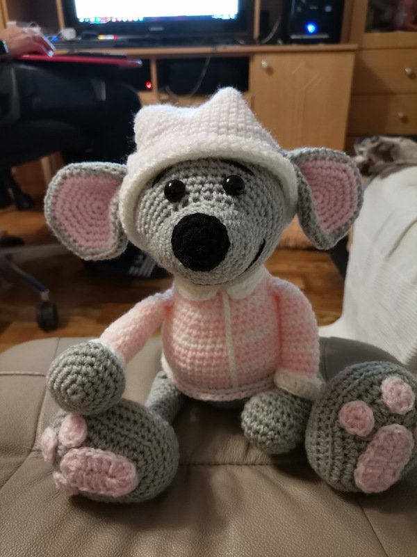 Häkelanleitung / Amigurumi / Gute Nacht Mäuschen