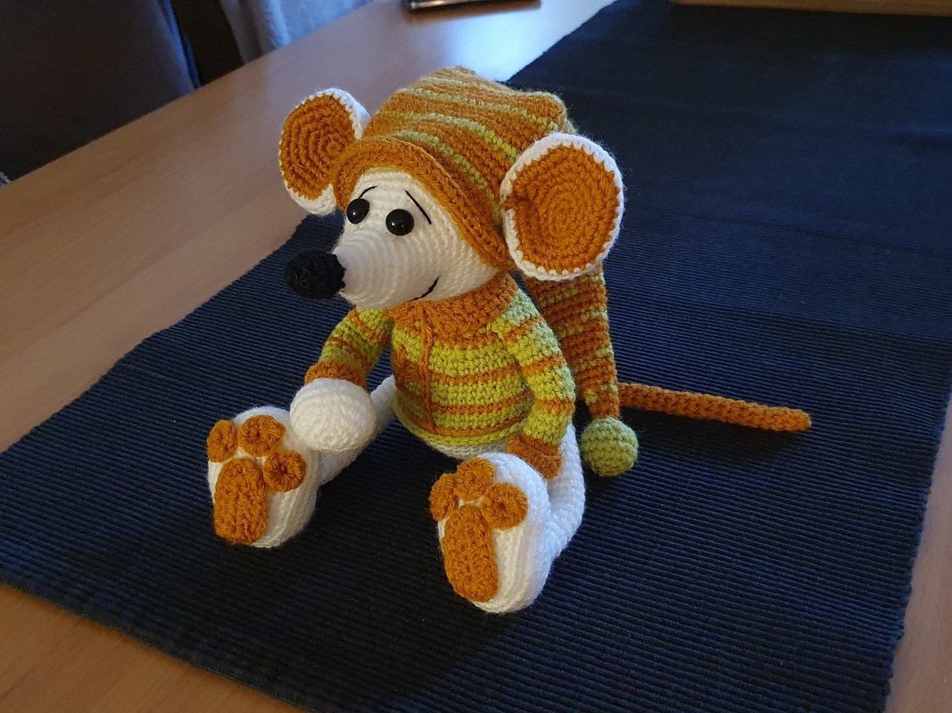 Häkelanleitung / Amigurumi / Gute Nacht Mäuschen