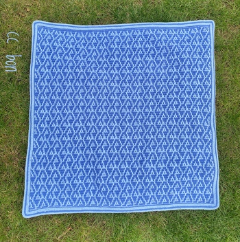 Toll geschriebene Anleitung. Ich empfehle, die Nadelstärke bei diesem Muster etwas größer zu wählen, damit das Maschenbild nicht zu fest wird und eine tolle Haptik ergibt.