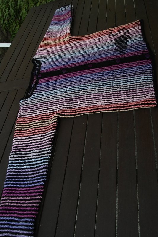 Jacke "Katz und Maus" Illusionsstricken