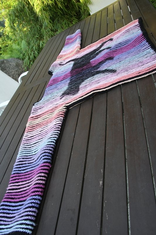 Jacke "Katz und Maus" Illusionsstricken