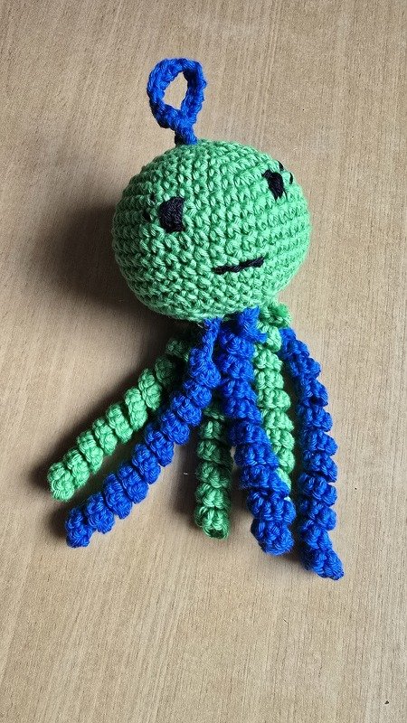 Häkelanleitung Die Octys/ Krake für Babys