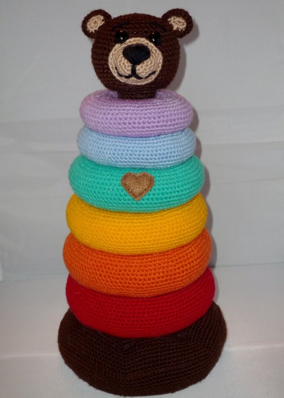 Häkelanleitung Ringpyramide