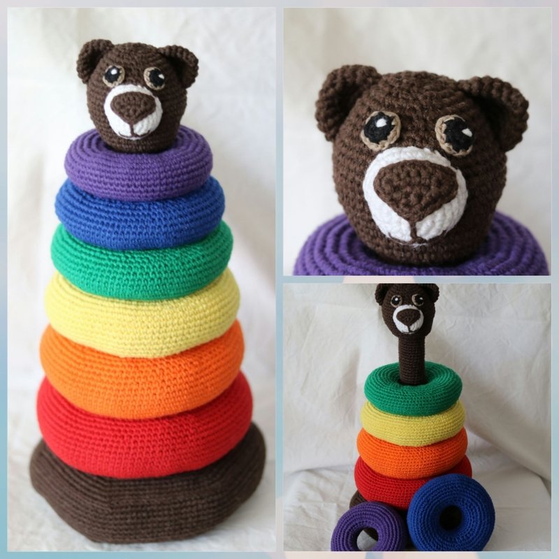 Häkelanleitung Ringpyramide