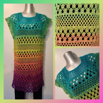 Toll geschriebene Anleitung...es wird nicht das einzige seiner Art bleiben 🤩 Ich habe einen Bobbel komplett verarbeitet, alltagstauglich als lange Tunika aber auch als Strandkleid mit Bikini zu tragen.