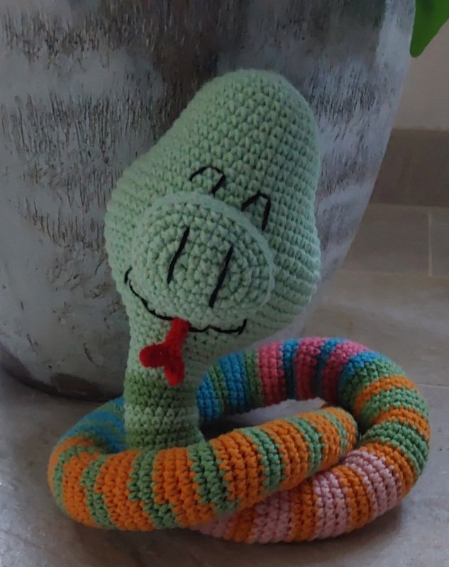 Grinseschlange (klein) von LaCritza