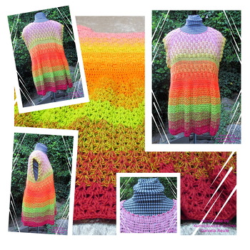 Es hat riesigen Spaß gemacht, diese Tunika zu häkeln und mit dem Ergebnis bin ich sehr zufrieden. Das ist bestimmt nicht das letzte Exemplar, das ich gemacht habe.