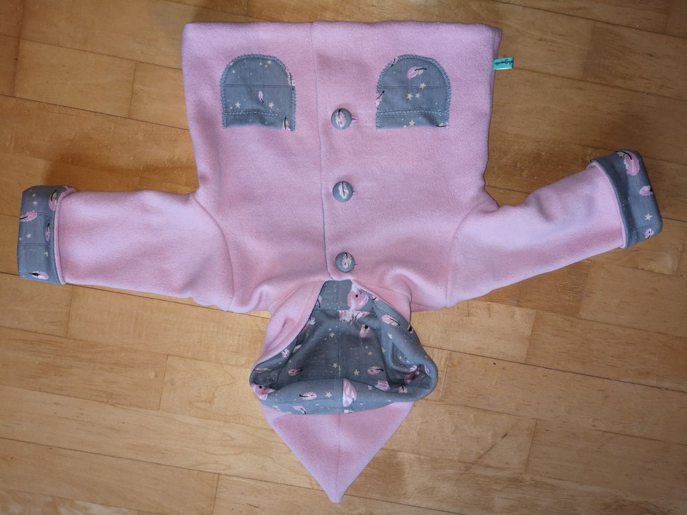 Lined baby jacket sewing pattern pdf for boys and girls TORETTO