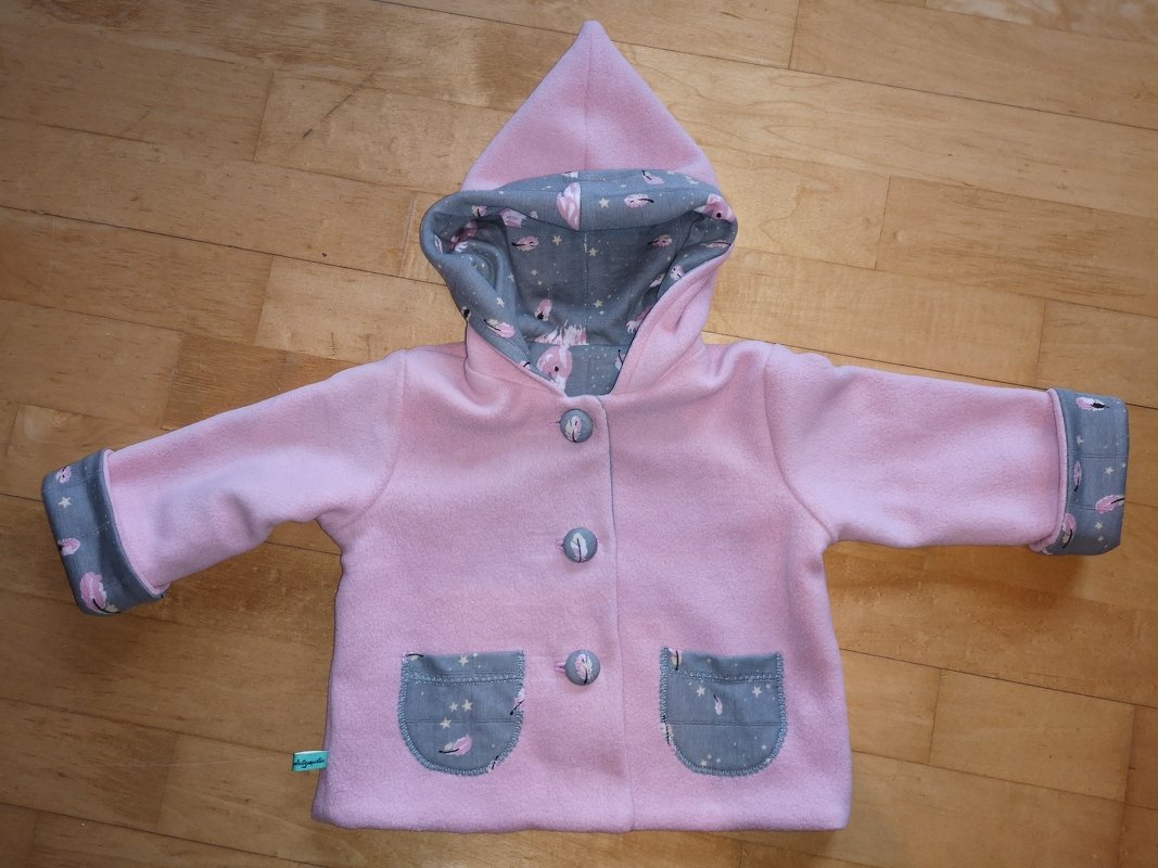 Baby Jacket Sewing Pattern - With Hood &amp; Pockets