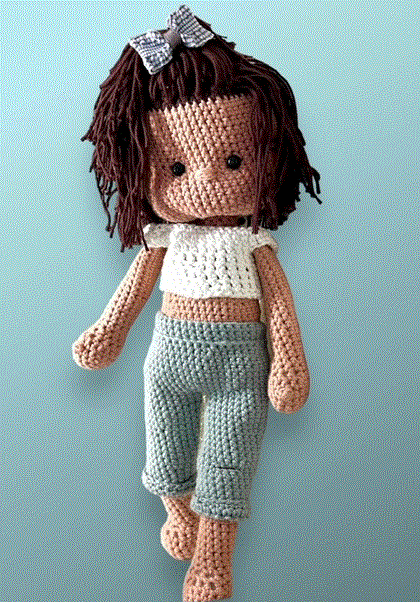 Anleitung Anziehpuppe Toni Mädchen &amp; Bub - Häkeln für Anfänger