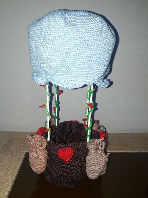 Heißluftballon - Utensilo Anleitung