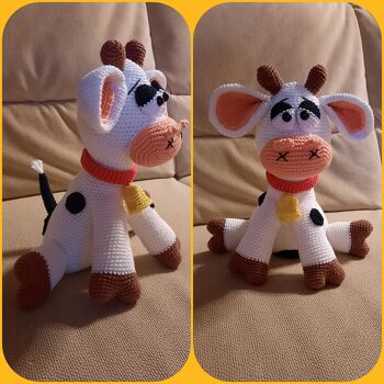 Bin mit Häckelanleitung gut zurecht gekommen. Kuh war Geschenk für eine Freundin. Hat sich gefreut.