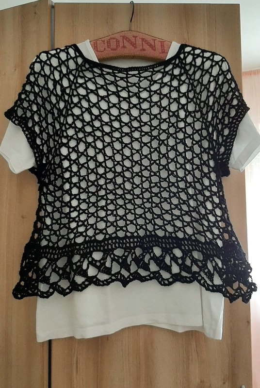 Häkelanleitung Shirt, Netzshirt, alle Größen!