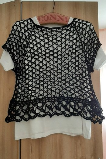 Schönes edles Teil. Habe es nur etwas länger gehäkelt.  Anleitung gut zu verstehen.