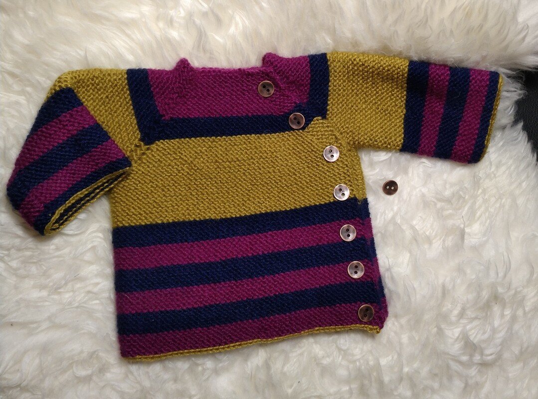 Erstlingsjäckchen Paul &amp; Paula - 0 - 3 Monate - Strickanleitung