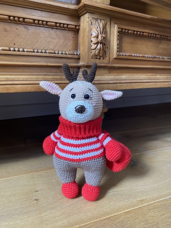 Crochet Amigurumi Pattern Christmas Reindeer Harry