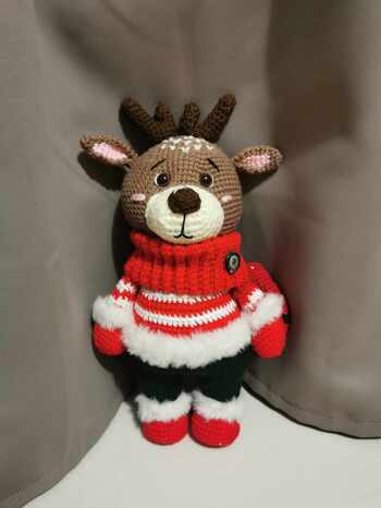 This was a very fun project. The result is a nice reindeer. I made it as a gift for my mom