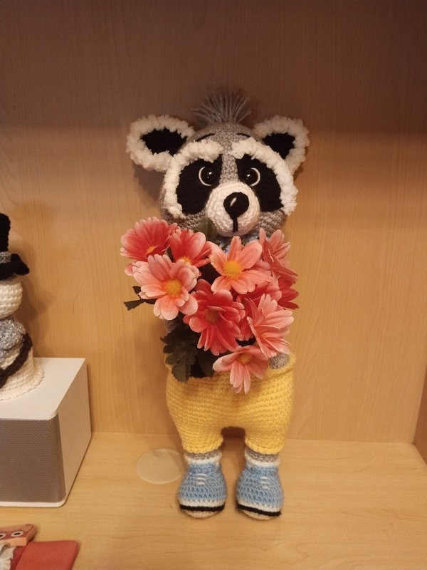Crochet pattern Amigurumi Raccoon Max