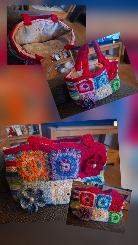 granny bag - summertime - crochet patterns