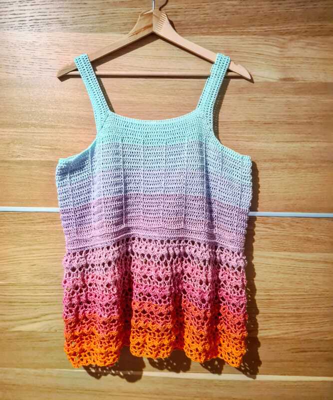 Rio de Janeiro - Top/Kleid häkeln in allen Damengrößen und Längen