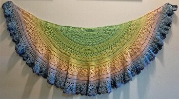 Shawl Moni - very nice pattern.