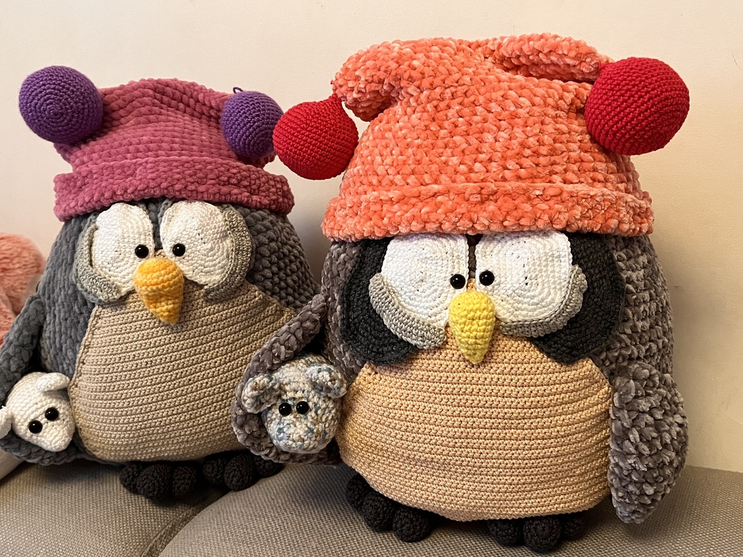 Eule, Häkelanleitung