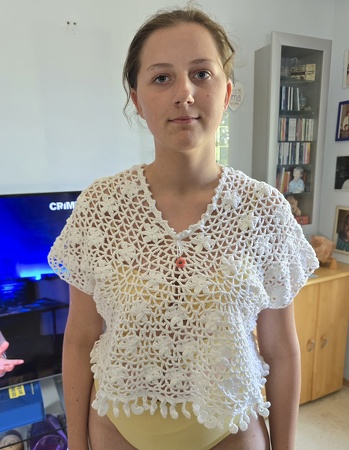 Tolle Anleitung ganz leicht abgeändert bei Raglanpunkten.
