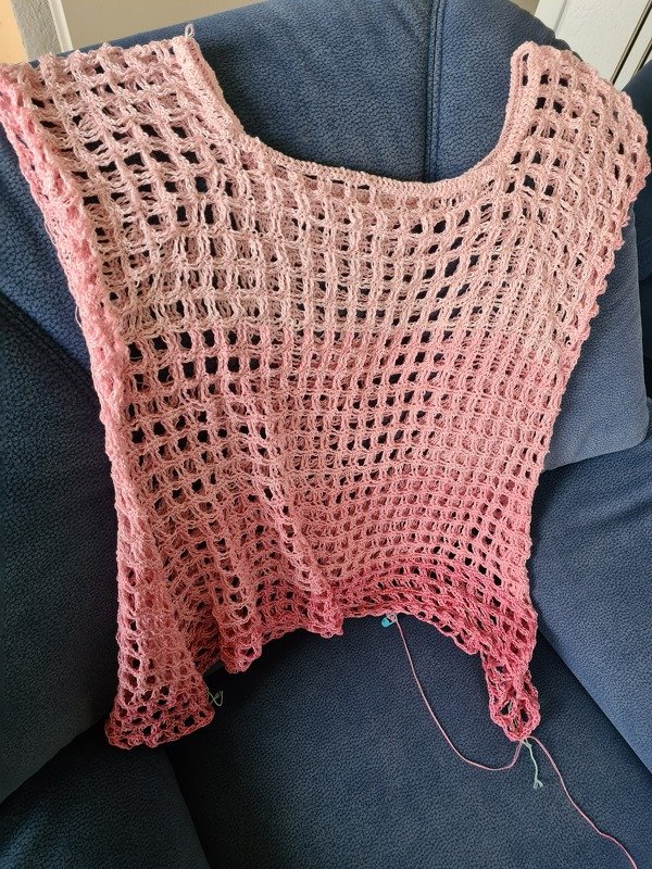 Crochet Pattern Tunic  “Arielle” – Raglan Top Down