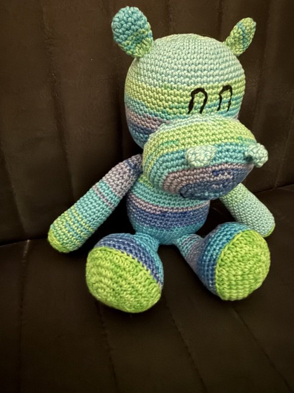 Grinsenilpferd (klein) von LaCritza