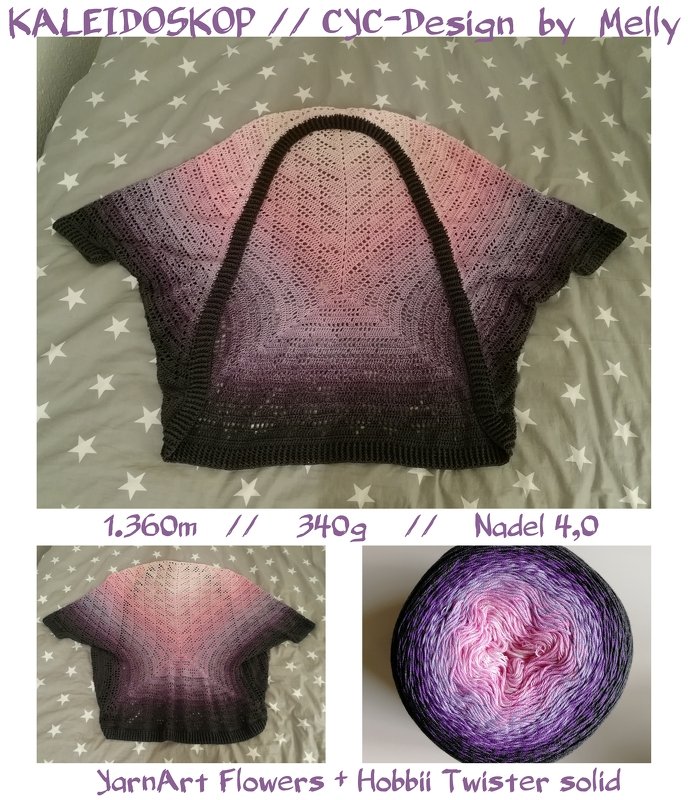 Seelenwärmer Kaleidoskop (gehäkelt)