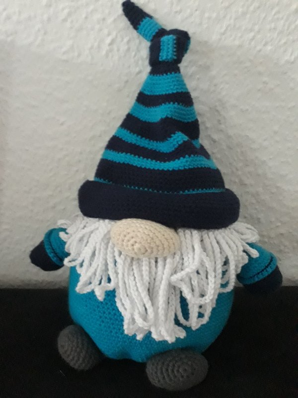 Wichtel - Türstopper, Deko - Häkelanleitung