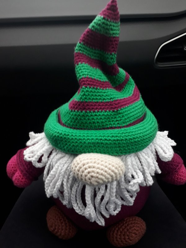 Wichtel - Türstopper, Deko - Häkelanleitung