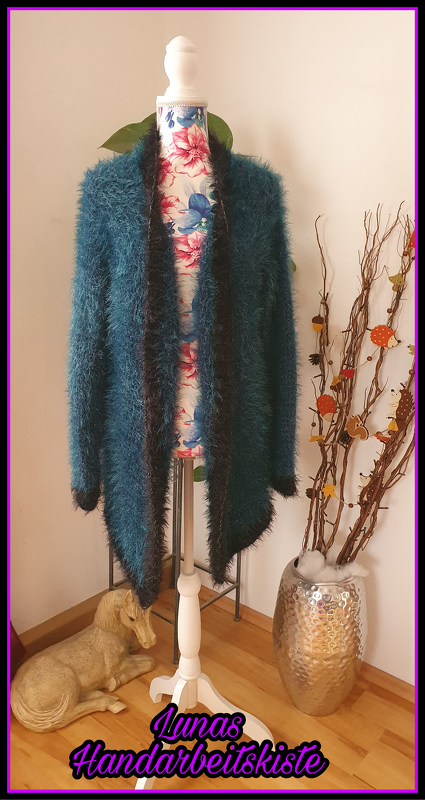 Häkelanleitung Jacke/Weste  "Wunderschön" Größe XS- XXXL