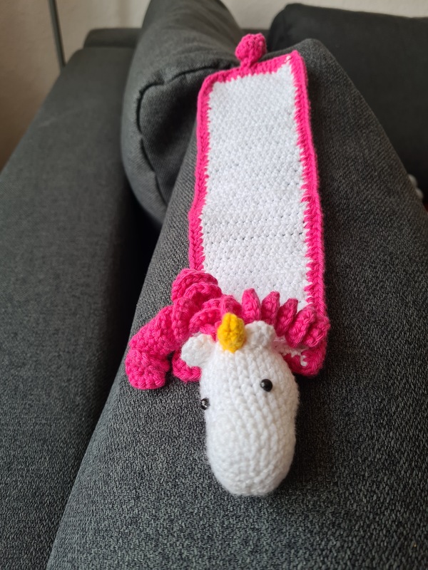 Anleitung Einhorn Lesezeichen